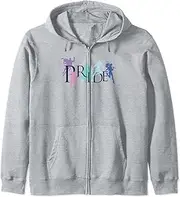 [DC Comics] Justice League Hero Rainbow Silhouette V2 Zip Hoodie
