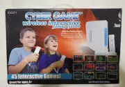 Cyber Game Wireless Interactive Gaming System Connect to your TV 45 Games