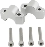 Handle Bar Riser CNC Handle Bar Lift Extend Adapter Mount Handlebar Riser Clamp for ho&nd&a X-ADV 750 All Years(Rise up 25mmsliver)