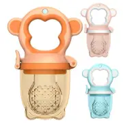 Food Fruit Pacifier Nipple Newborn Baby Feeder Teether Safety Silicone Feeding