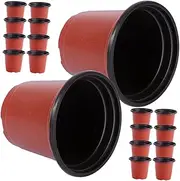 NULYLU 120pcs Nursery Pots Seedling Pots Planter Seedling Starter Pots Plastic Plant Pot Flower Baskets for Plants Grow Pots Flower Pots Home Succulent Planting Container Plant Pots