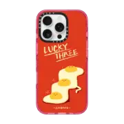 iPhone 16 Pro Impact Case MagSafe Compatible LUCKY THREE
