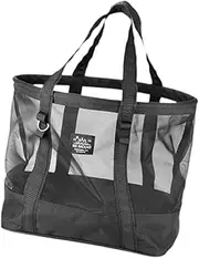 [Perfeclan] Mesh Beach Bag Camping Tote Bag Multifunctional Gear Cookware Bag Organizer Storage Bag Toiletry Bag for Backpacking Barbecue