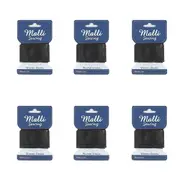 6PK Malli Sewing Soft Elastic Band Flexible DIY Sewing Cord 40mm x 1M Assorted