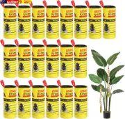 20PCS Fly Paper Strips, Sticky Fly Ribbons Traps Fly Tape Trap Ribbon Fly Bait