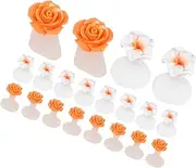 Generic 16pcs Toe Divider Finger Scrubber Toe Spreaders Toenail Dividers Nails Paint Toenail Separators Clipper Toe Separators Pedicure Toe Separator Cuticle Trimmer Enderezador