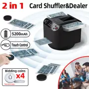 Oinked Blume 2in1 Automatic Card Shuffler and Dealer Machine 360° Rotating Deal