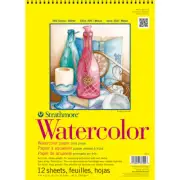 Strathmore Watercolor Spiral Paper Pad 9"X12" 12 Sheets