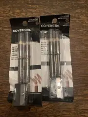 Lot of 2 - 2 ct CoverGirl 510 Soft Brown Easy Breezy Brow Fill + Define Pencils
