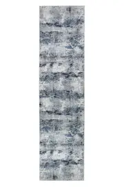 Francis Textured in Blue : Runner Rug