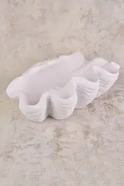 Clam Shell Resin Bowl