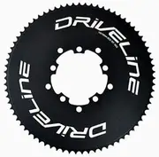 Driveline AL7075 Road Bike Bicycle TT Chainring 75T, BCD 110/130mm, Black #ST1496
