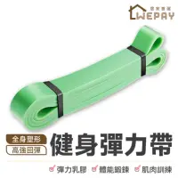 在飛比找momo購物網優惠-【WEPAY居家首選】多功能環狀彈力帶-125磅(健身運動 