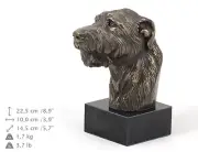 Irish Wolfhound, dog bust marble statue ArtDog, Limited Edition, AU