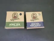 Dr. Squatch Lot of 2 Men's Natural Bar Soap Pine Tar & Deep Sea Goat's Milk New