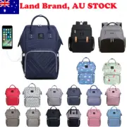 Multifunctional GENUINE LAND Large Baby Diaper Backpack Mummy Nappy Changing Bag