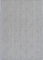 Marique Walasi Ash Geometric Flatweave Rug