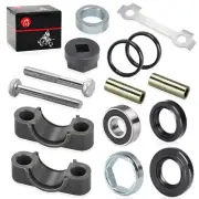 For YAMAHA Kodiak 400 450 Steering Stem Bushing Bolt Bearing Seal & Holder Nut