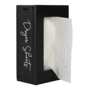 Ilyapa Dryer Sheet Diispenser-Black Magnetic Dryer Sheet Storage-Farmhouse Style