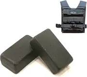 HCE Weighted Vest - Adjustable Weight Vest with Blocks fo Men/Unisex - Training Workout Weight Jacket for Running Strength Agility Speed Cardio Gym Fitness Sports
