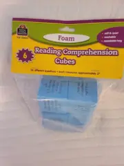 READING COMPREHENSION SOFT FOAM CUBES FOR CLASSROOM 6TH GRADE LEARNING RESOURCES
