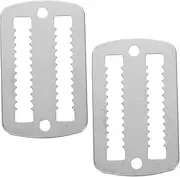 [Milisten] 2pcs Diving Belt Buckle Retainer Clip Heavy-Duty Stainless Steel Diving Belt Keeper for Scuba Surfing