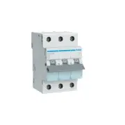Hager MSN310 Miniature Circuit Breaker, MCB, 3 Pole, 10A, 415V, C Curve, 6KA,...