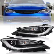 For 2015 2016 2017 Chrysler 200 Headlights w/ LED DRL Halogen Left & Right Pair (for: Chrysler)