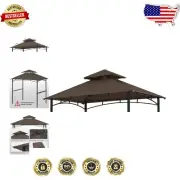 Waterproof Fire-Retardant Canopy Roof for L-GG001PST-F Gazebo - Vented Design