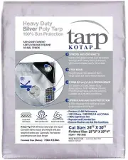 Kotap 24 x 30 Ft. Heavy-Duty Protection/Coverage Tarp, Superior Weave for Gre...