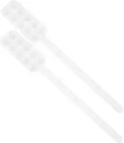 HAMPPLIES 2pcs Pill Measuring Spoon Counting Tablespoon Spoons Wipes Silverware Smidgen Lab Container Dispenser Measure Scale Teaspoon Pet Jar Dosing Dose Supplies Mini Gram Filler White