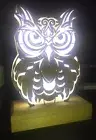 Creative Owl Bedside Table Lamp Night Light Living Bed Room Home Decor Gift Idea