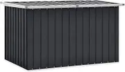 Spacious Anthracite Garden Storage Box – 149x99x93 cm, Outdoor Waterproof Chest for Patio, Deck, Shed Use – Durable Galvanised Steel Design