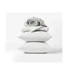 Coyuchi Cloud Brushed Organic Flannel Sheet Set, Alpine White (Queen) Queen