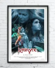 LABYRINTH - polish poster / print Jennifer Connelly David Bowie