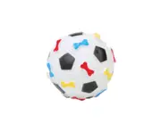 Pet Dog Football Squeak Toys Latex Rubber Fetch Throw Playtoys for Small Dogs Cats