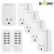 BN-LINK Wireless Remote Control Outlet Switch Power Plug In for lights LED bulbs