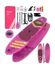 Inflatable Paddle Board 11' x 35'' Wide Stable Design,Stand Up Paddleboard wi...