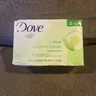 Dove Go Fresh Cucumber & Green Tea Beauty Bar Soap 4 Pack Sealed