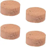 Woofer Tuba Key Pad Accessory Tuba Cork Pads Trumpet Water Key Spit Valve Cork Pad Set of 4 Tuba Replacement Parts Tuba Watergate Key Cork Cushion Tuba Replacement Pad