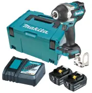 Makita DTW700RTJ - 18V Brushless 1/2" Drive Mid-Torque Impact Wrench Kit (2 x 5.0Ah)