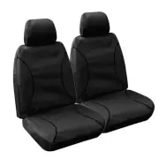 Sperling Tradies Canvas Front Black Seat Covers Suits Triton 2012-2015 RM1054TRB