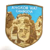 在飛比找momo購物網優惠-【A-ONE 匯旺】柬埔寨 吳哥窟 印度佛教 燙布貼 刺繡袖