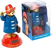 Paddington Bear Solar Bobble Figure Blue Coat Red Base