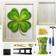 CloverCraft DIY String Art Kit - Complete Set for Adults, Teens & Beginners. Inc