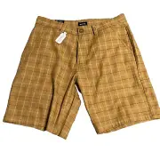 BRIXTON Chino Walk Men's Shorts CHOICE CHINO Size 32 Medal Bronze
