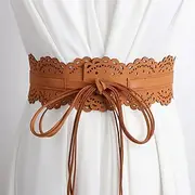 Women's Belt PU Black Army Green Camel Coffee Waist Belt Street Daily Pure Color