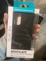 New QUIKCELL ADVOCATE Protective Case for SAMSUNG GALAXY A13 5G - Steel Black