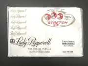 Vtg Lady Pepperell White Percale Fitted Stretch Fit Sheet Double Full Bed NEW