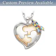 My Hero Autism Awareness Personalised Engraved Necklace
